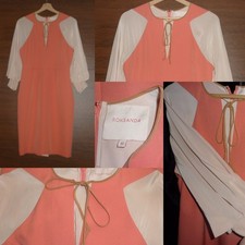 ROKSANDA DRESS WITH ZIPPER CUFFS - 10 - GOOD ORDER - MINIMAL WEAR