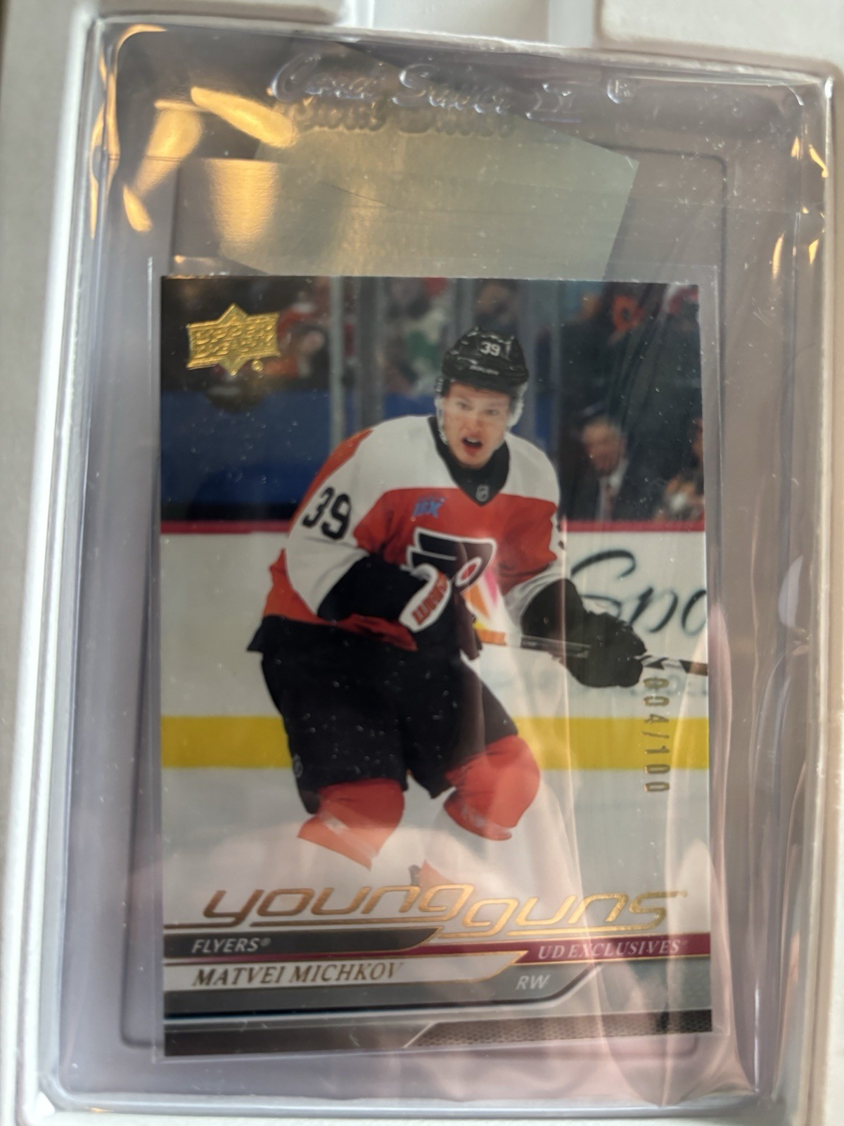 2024-25 Upper Deck Series 2 - Young Guns Matvei Michkov #492 Exclusive /100 (RC)