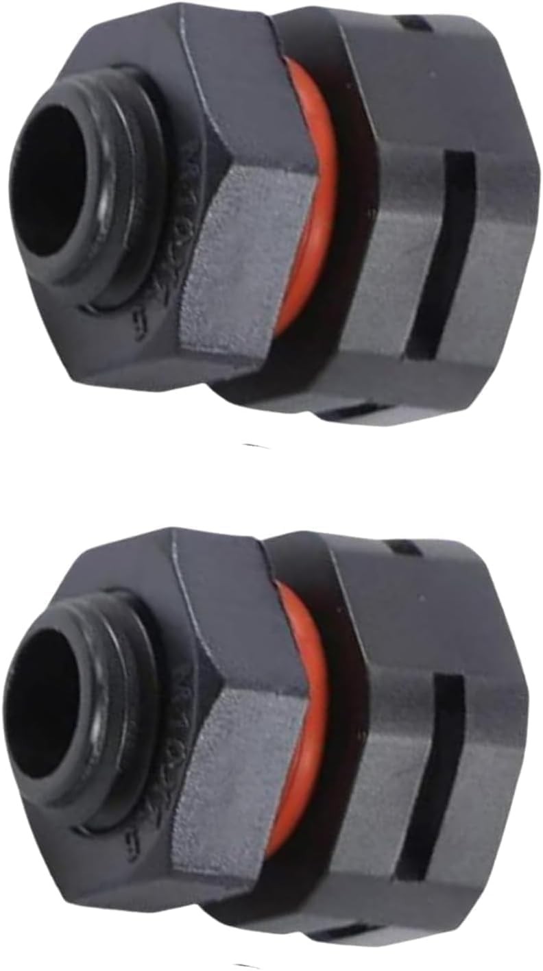 2-Pack IP68 Industrial Breather Vent - M12x1.5 Pressure Equalization Valve, D...