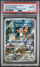 2023 POKEMON OBSIDIAN FLAMES POKEMON CENTER ETB PROMO SVP #044 CHARMANDER PSA 10