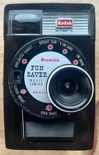 Kodak Brownie Fun Saver 8mm Cine Film Motion Picture Camera w/ Case Untested