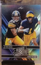 2024 Leaf Heroes & Prospects - Hines Ward, Roman Wilson #251 /199 (RC)