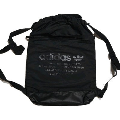 Adidas Originals NMD Runner Gym Bag Sack Core Triple Black Nomad Backpack