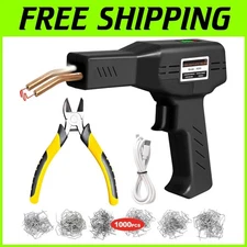 Portable 220W Plastic Repair Kit with 1000 Staples - Ergonomic Design Included