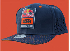 Red Bull KTM Racing Team Navy Performance Cap. Slight Curve. Snapback.