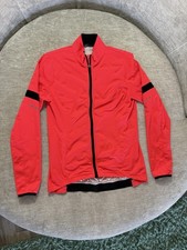 Crane Cycling Jacket Mens 40 Red Full Zip Reflective Bike Pockets 100 Polyester