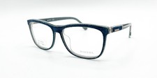 NEW DIESEL DL5191-F 092 BLUE AUTHENTIC EYEGLASSES 57-15