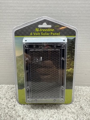 Treeline 6 Volt Solar Panel, Protective Conduit & Mounting Bracket, NEW