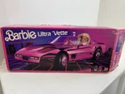 Mattel Barbie Ultra Vette Pink Metallic Car Vintage 1984 with Box