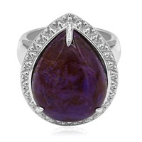Cavill Silberring Damen Tropfen Jade 15,35Ct 925 Sterlingsilber Gr 17