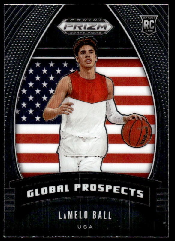 2020 PANINI PRIZM DRAFT PICKS LAMELO BALL 98 RC GLOBAL PROSPECTS ILLAWARRA HAWKS