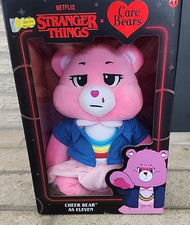 Netflix Care Bears x Stranger Things Cheer Bear as Eleven 12" Plush NEW - IN BOX