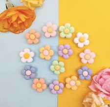 14 pcs. Women Girls Colorful Flower Floral Shoe charms - Only Charms Included 