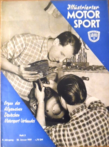 ILLUSTRIERTER MOTORSPORT 3 - 1959 Arthur Shutt Tips für MZ ES-GS ISH 58 BMW