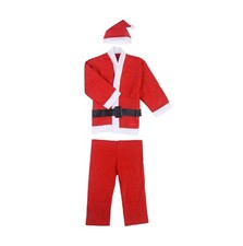 Toddler Kids Xmas Santa Claus Christmas Costume Suit with Jacket Pants Hat