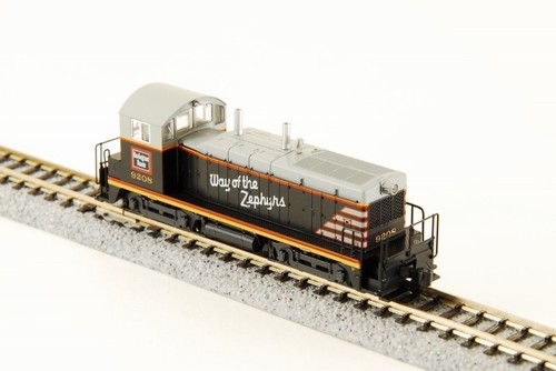 KATO N-Scale 176-4355 EMD NW2 CB&Q #9208 Chicago, Burlington y Quincy de Japón | Condition: Used