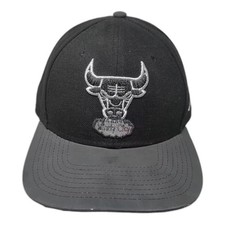 New Era Chicago Bulls NBA Snapback Hat Black OS Windy City Hardwood Classics