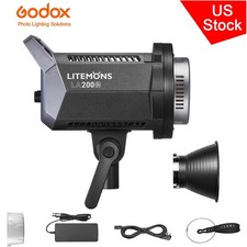 US GODOX LA200Bi 230W Bi-Color LED Video Light APP Control Continuous Lighting