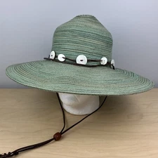 Sunday Afternoons Women’s Caribbean Sun Hat Wide Brim UPF 50+ Teal / Blue