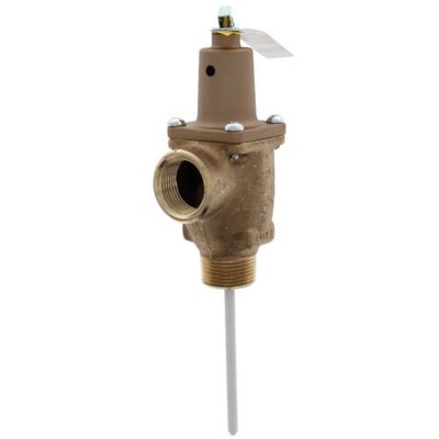 Watts 668582 Automatic Relief Valve 1'' Lead-Free Brass 4'' Thermostat NPT