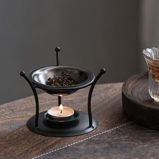 Essential Oil Warmer For Home Decor Iron Incense Burner Stand Holder Candle Tray