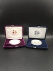 U.S. Mint American Eagle 1998 & 1989 Proof Silver 2 oz Coins .999 Fine