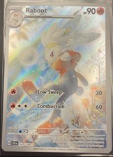 Raboot Stellar Crown Holo Card 147/142 Sv07 Pokémon TCG on eBay