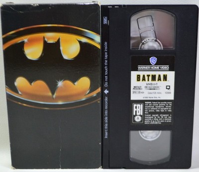 BATMAN 1989 VHS Tim Burton Danny Elfman