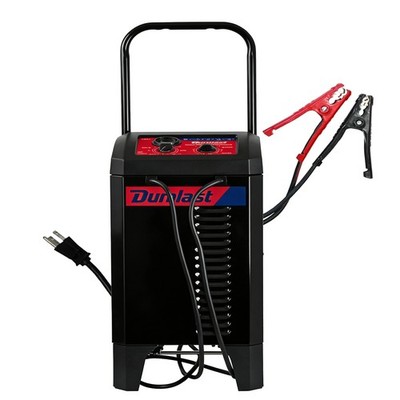 Duralast Electric Wheeled Manual 10A Car Battery Charger & 250A Engine Starter