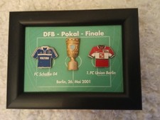 Schalke - Union Berlin Pin Set, DFB Pokalfinale 2001