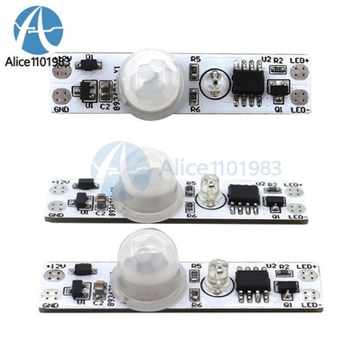 3PCS DC5-24V 3A Infrared Human Motion Detection Sensor auto on/off Switch Module