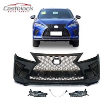 For 2009- 2015 Lexus Rx350/rx450 To 2020+ Sport Style Front Bumper + Fog Light