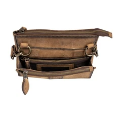 STS Ranchwear Womens Baroness Basic Bliss Lily Veg-Tan Leather Crossbody Bag OS