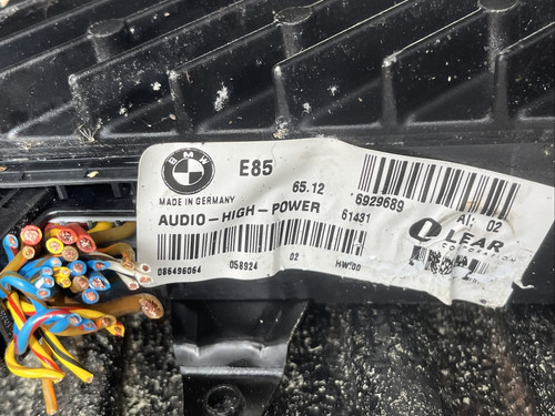 2003-2008 BMW Z4 E85 AUDIO RADIO SOUND HIGH POWER AMPLIFIER AMP LEAR 6929689 - Bild 2 von 3