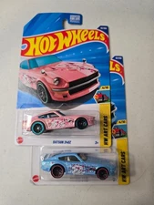 New Hot Wheels 2025 Art Cars 4/10 Datsun 240Z Pink & Blue