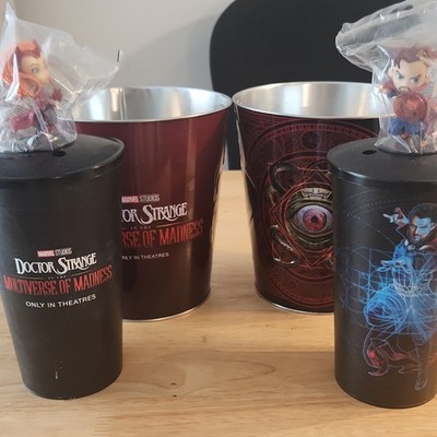 Marvel Studios Doctor Strange Plastic Cups 2pc 650ml + Popcorn Bucket (2pc)