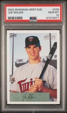 Joe Mauer Rookie Card Checklist 36