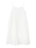 Sommerkleid MäDchen Weiß 134 EU Name IT Nkffimia Sl Dress Noos
