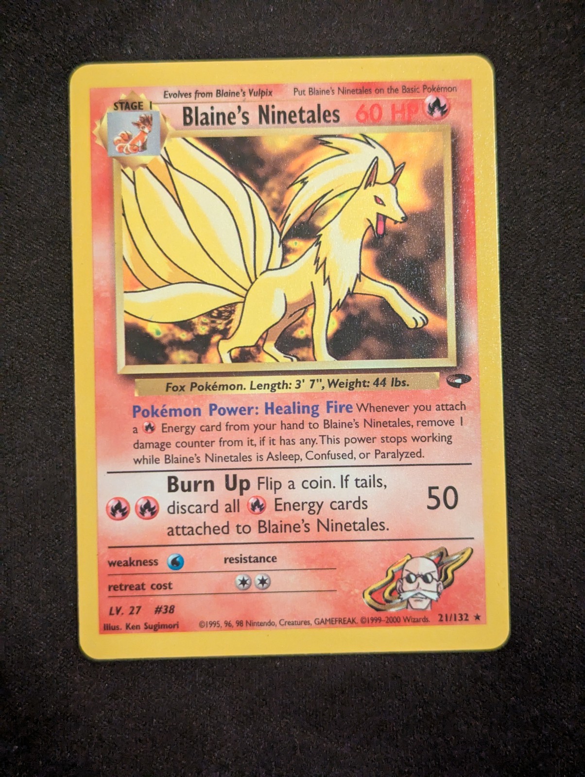 Pokemon Blaine’s Ninetales 21/132