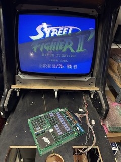 Street Fighter II Hyper Fighting Arcade PCB TESTED WORKING 100% #1