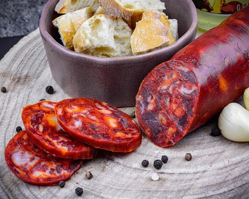 Hymor Chorizo Iberico 2x 400g Spanische Paprika-Wurst luftgetrocknete Salami - Bild 4 von 7