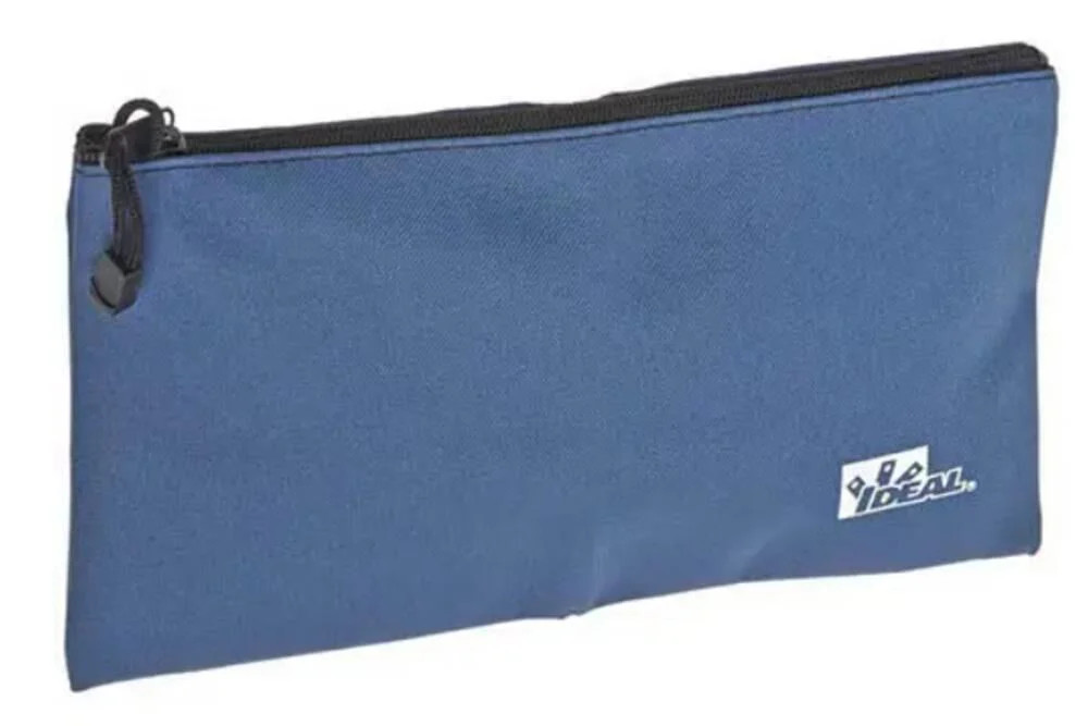 Сумка на молнии Ideal Industries, длина 12-1/2 дюйма, синяя