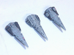 Star Wars Armada 3 Imperial Raiders Miniature Set (1 True FFG + 2 3D-Printed)
