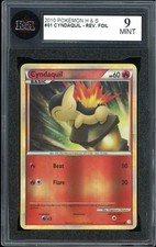 2010 Pokemon  Heartgold & Soulsilver #61 Cyndaquil Reverse Holo KSA 9 Mint on eBay