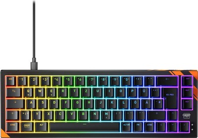 CHERRY XTRFY K5 Pro TMR Compact Gaming-Tastatur schwarz, DE
