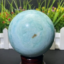 2LB 3.3" Natural Hemimorphite Sphere Crystal Heal Quartz Reiki Ball Mineral