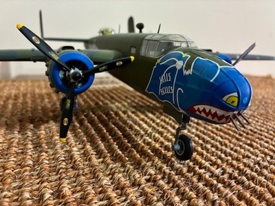 FRANKLIN MINT 1:48 B25D MITCHELL ''HELLS BELLS'' USAAF 98300 B11B569    MIB