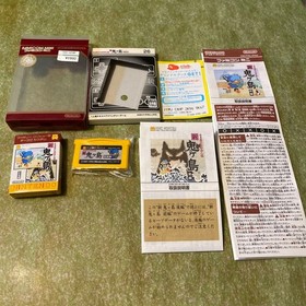 Nintendo Game Boy Advance Black Console AC Adapter Famicom Mini 3 Games CIB JP