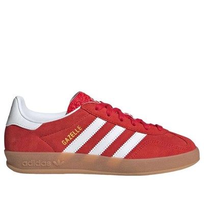 adidas Gazelle Indoor Better Scarlet Cloud White Gum JS3801 Sneaker Damen Kinder
