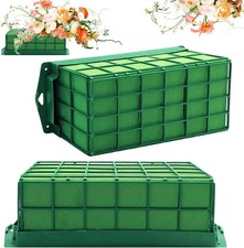 2 Pieces Floral Foam Cage, Flower Arrangements Supplies With 2 Pcs, Green